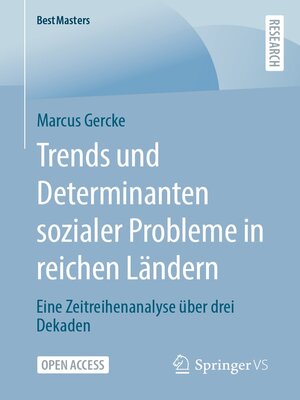 cover image of Trends und Determinanten sozialer Probleme in reichen Ländern
